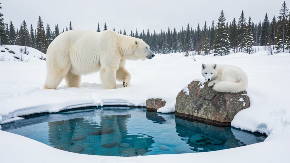 Tundra Trek polar bear exhibit